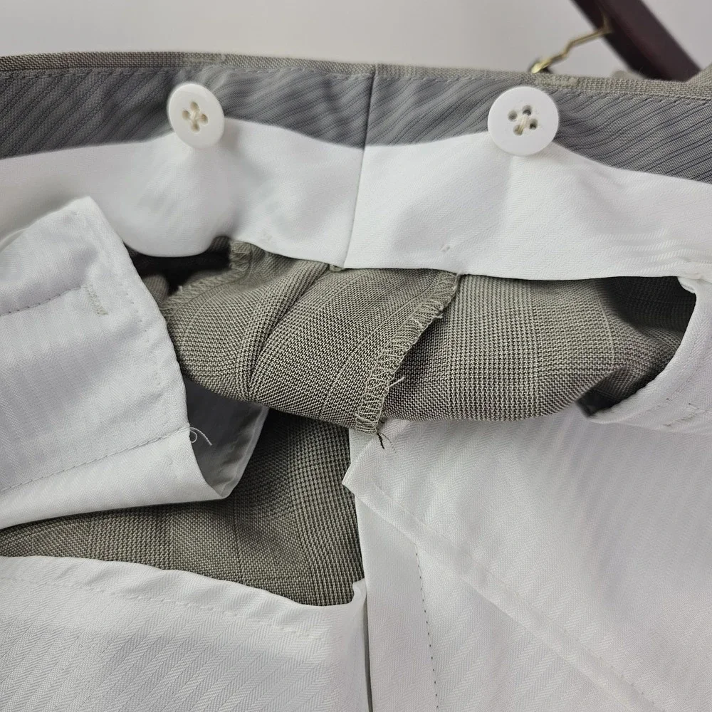 MICHAEL KORS Blazer Sport Coat Casual Two Button Jacket Size 46L Suit Mens Pants